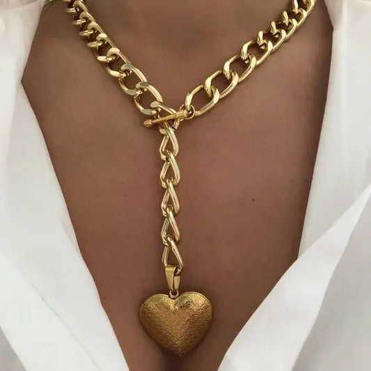 Heart Photo Necklace