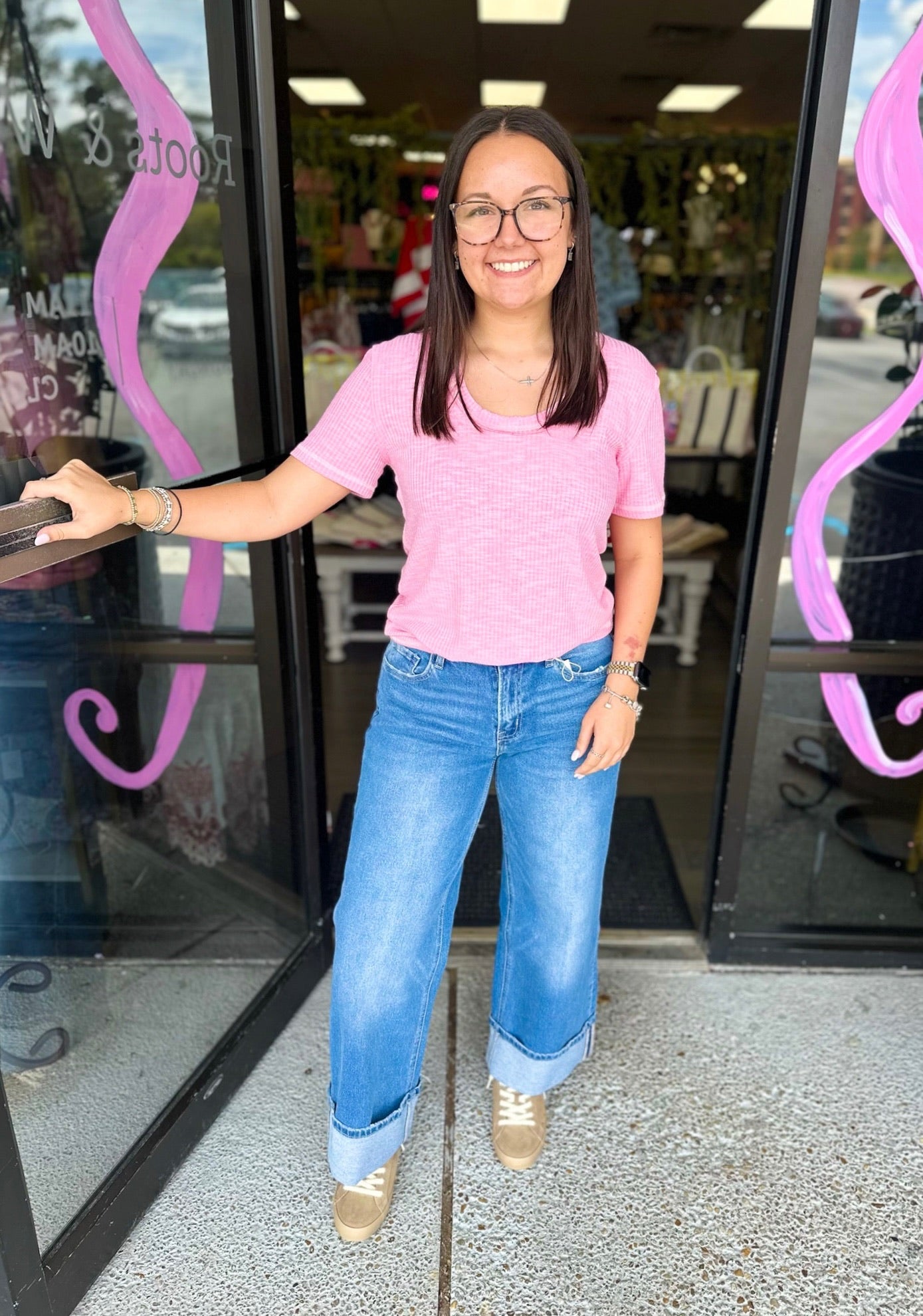 Basic Please Top - Barbie Pink