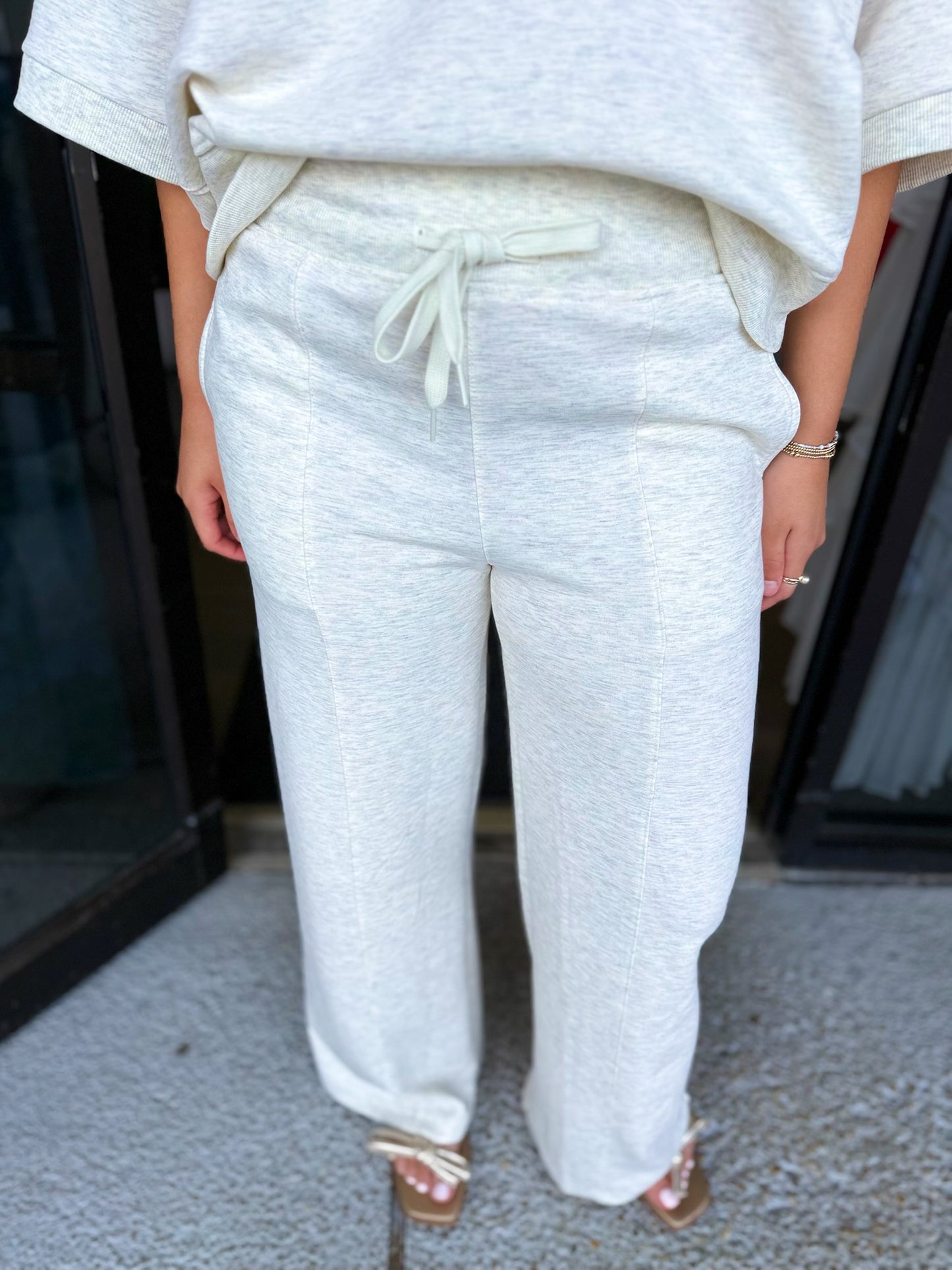 Tay Tay Set - heather vanilla