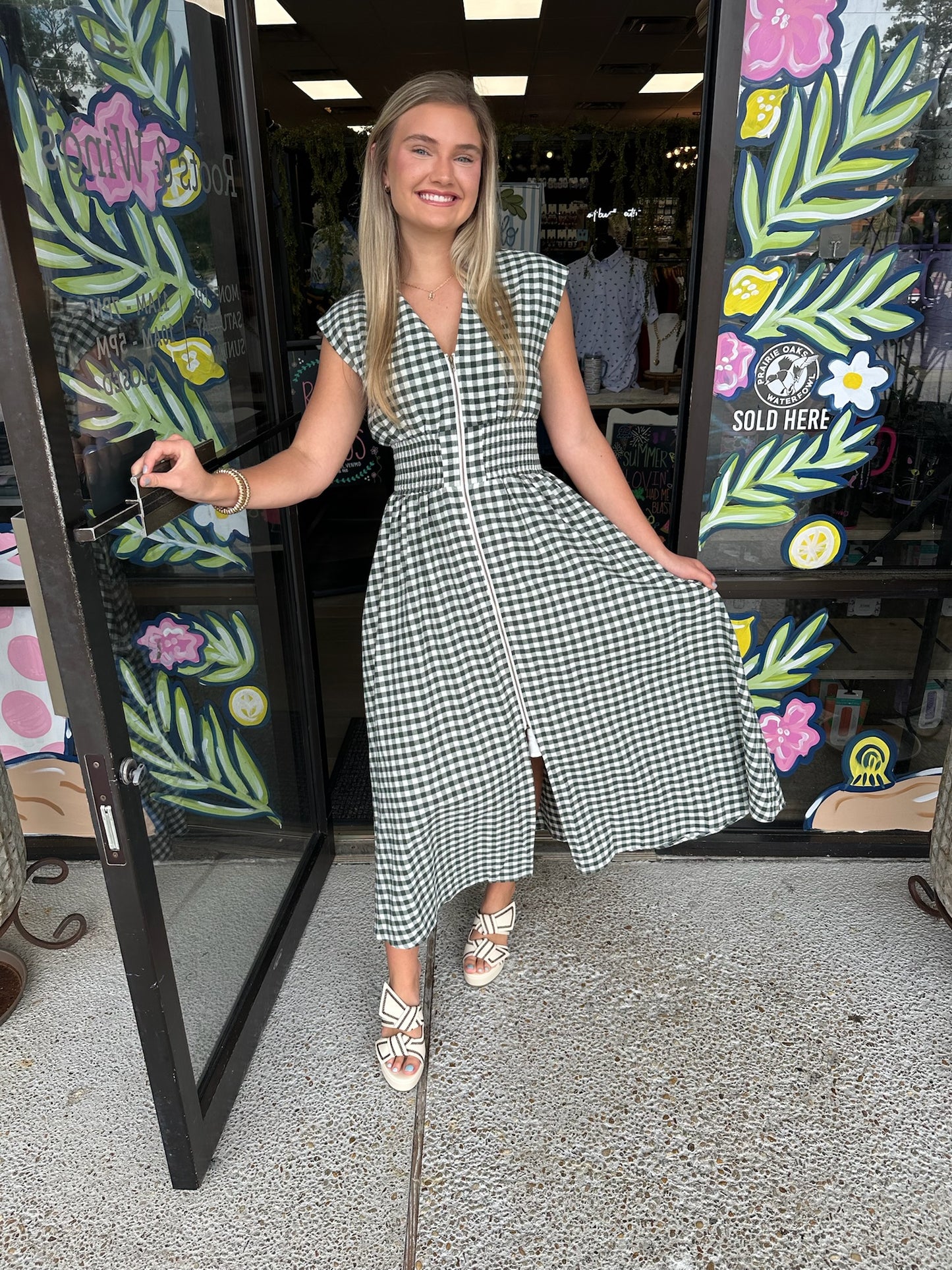 Gingham Time Midi