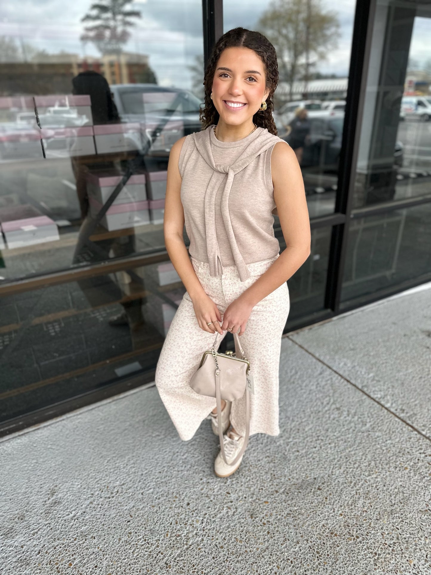 Wrapped Away Top - oatmeal