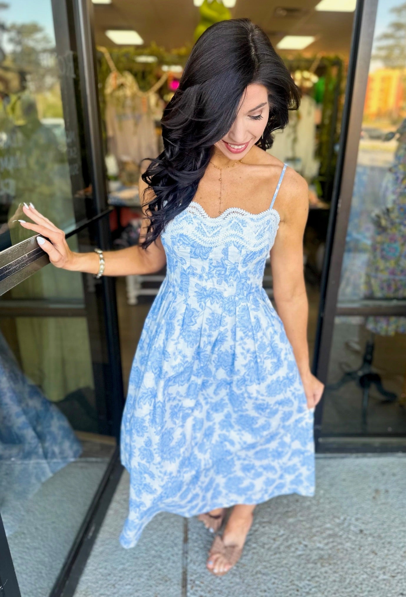 Fifi mini- blue/white