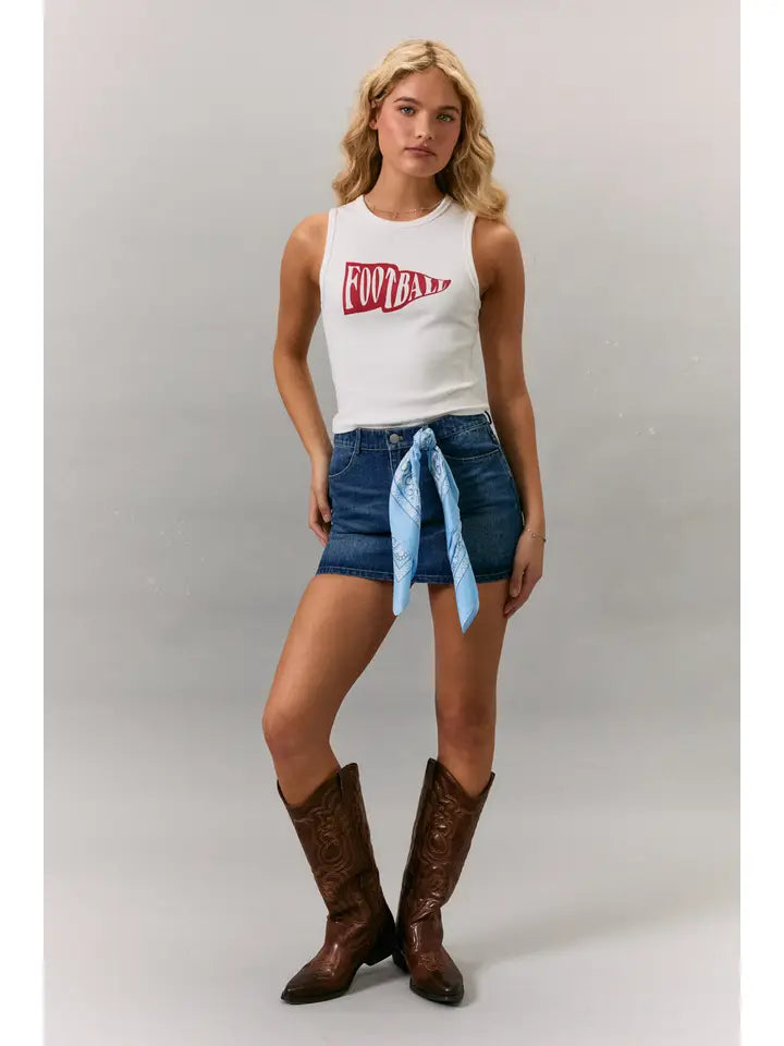 Football Tank Top - red