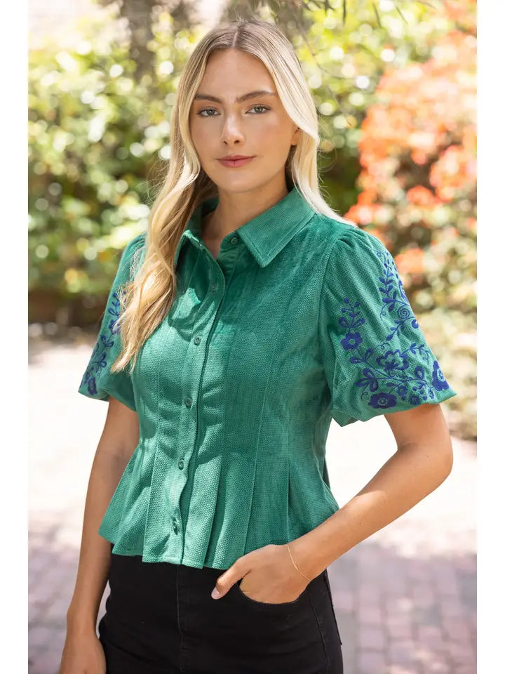 Pam Top - green