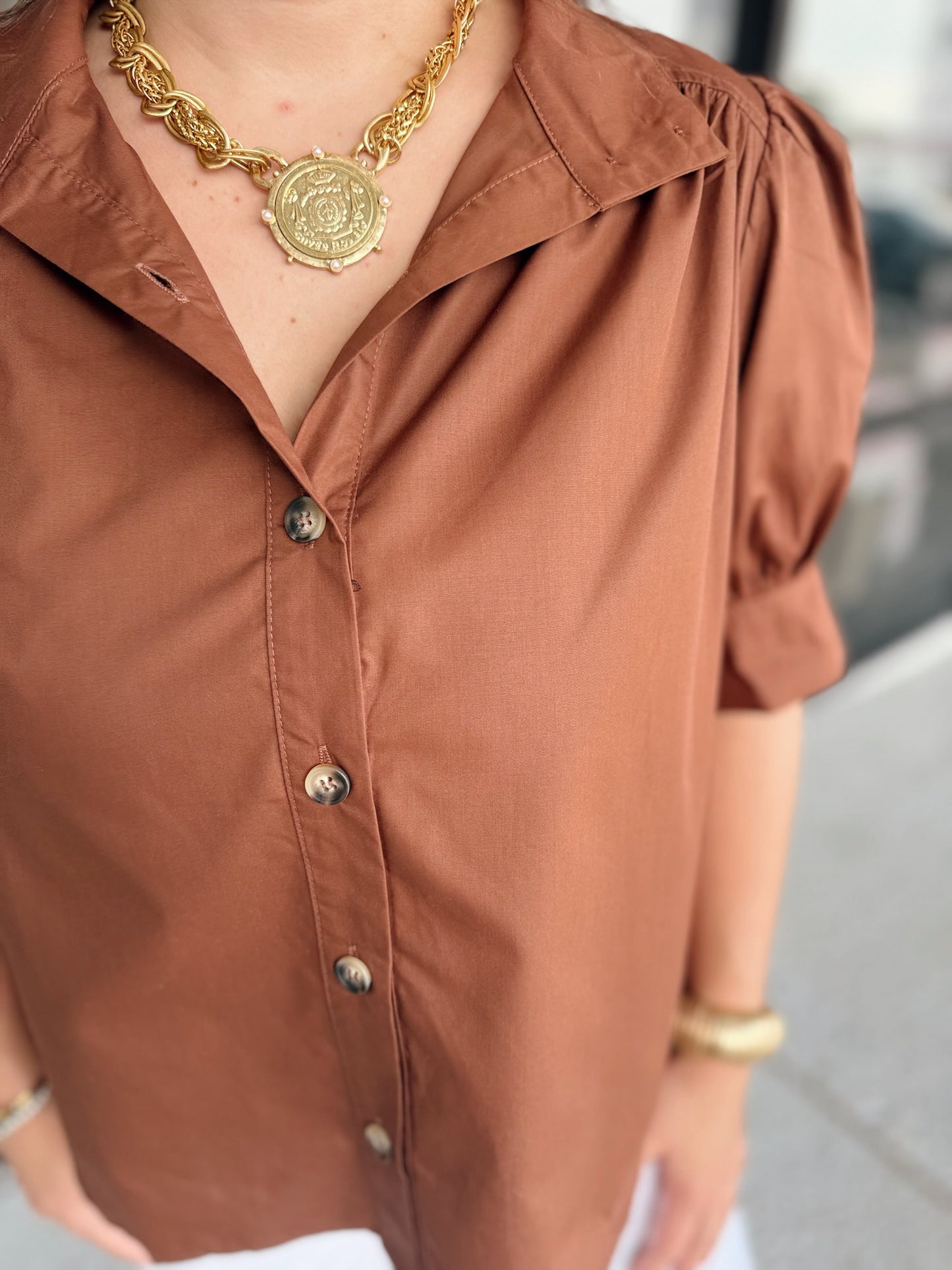 Neutral Babe Top - brown