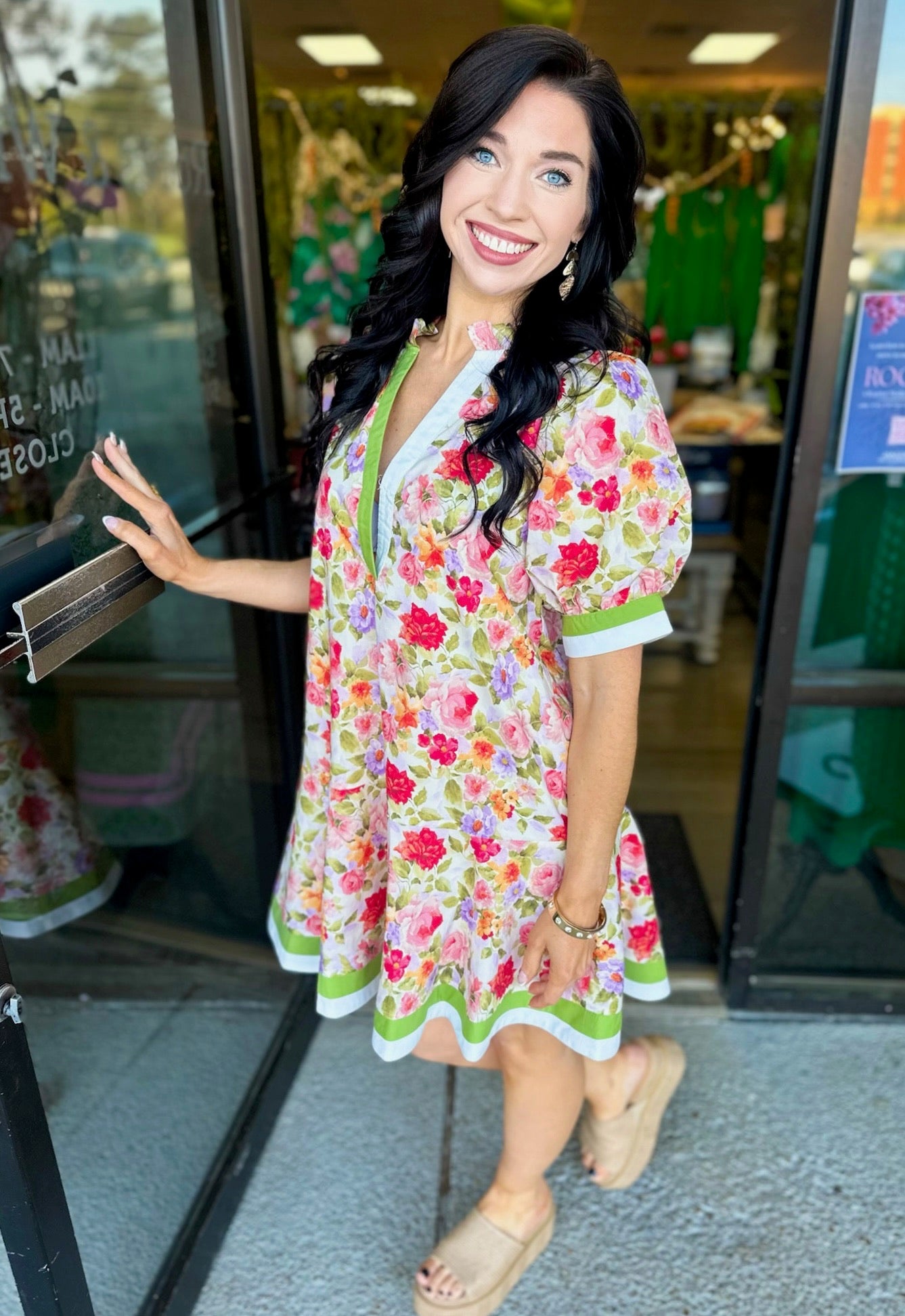 Mallory Dress - Matcha