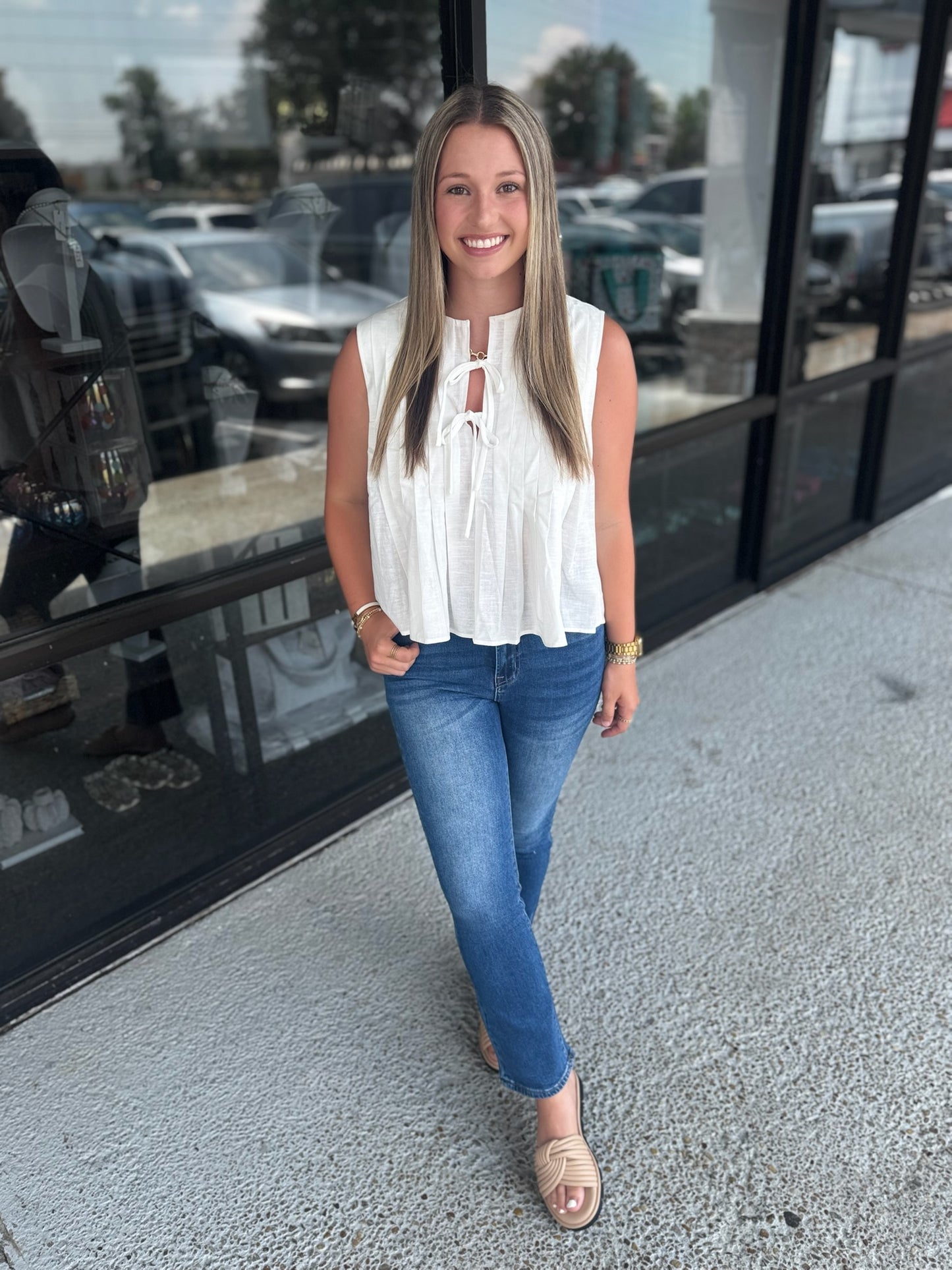 The Bowtiful Babe Top