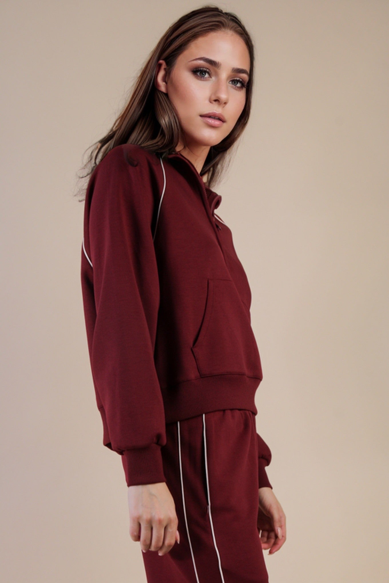 Casey Zip Up Set - Top