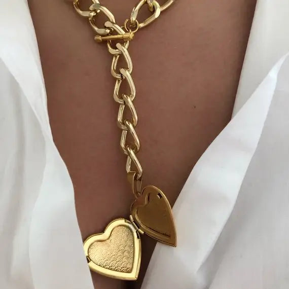 Heart Photo Necklace