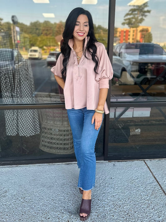Flirty Top - blush