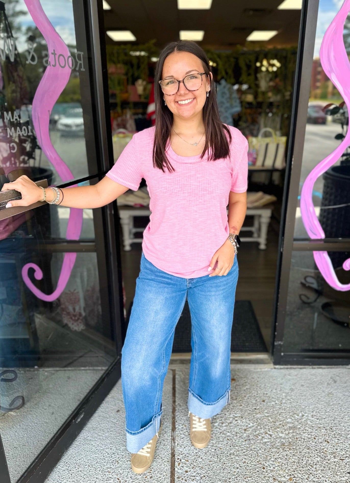 Basic Please Top - Barbie Pink