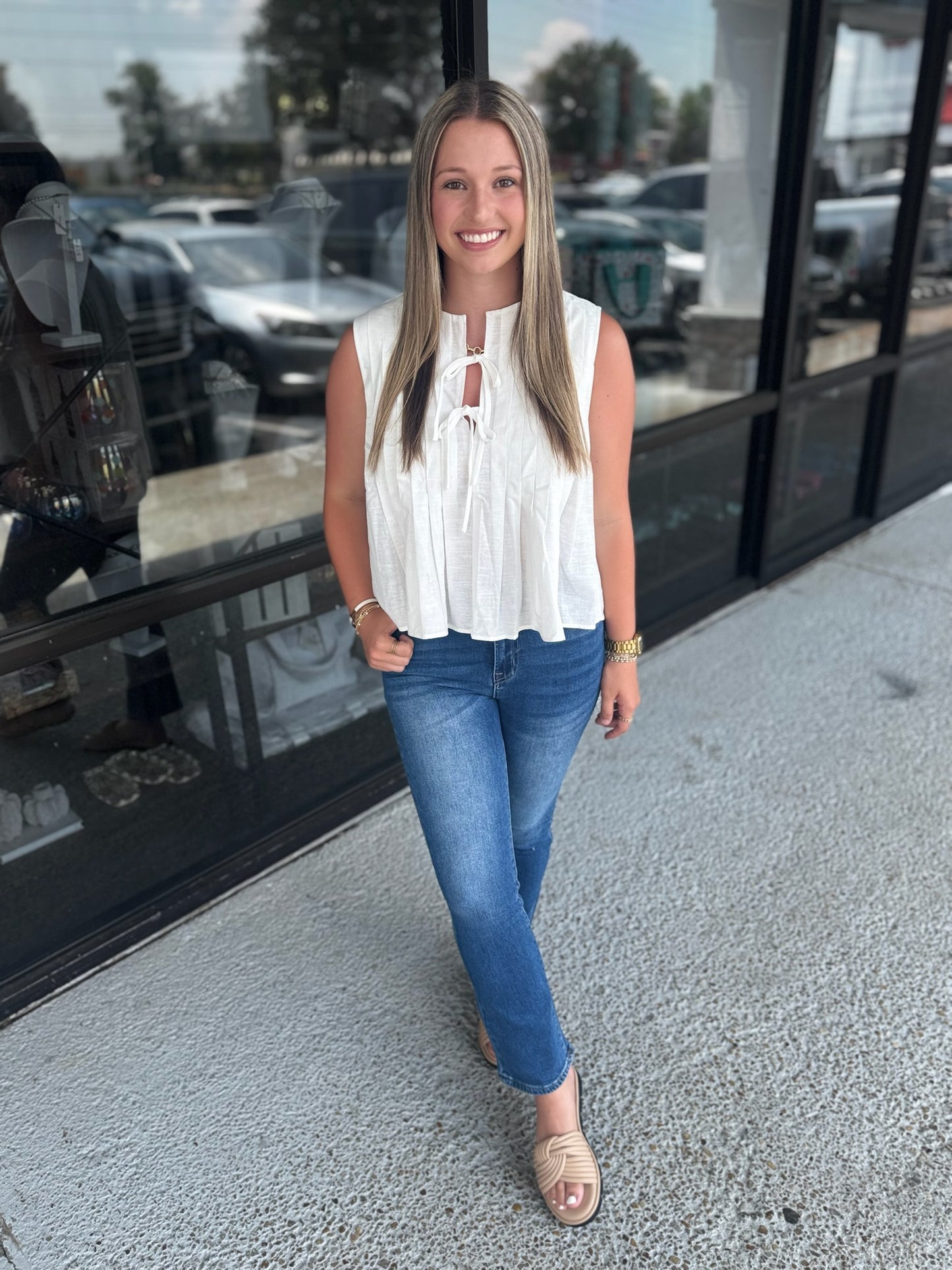 The Bowtiful Babe Top