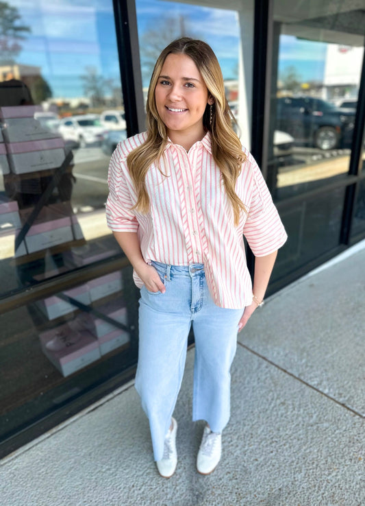 Take the Reigns Top - light pink