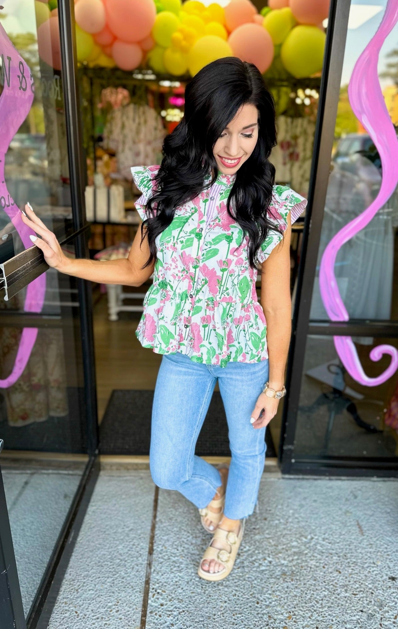 Victora Top - pink