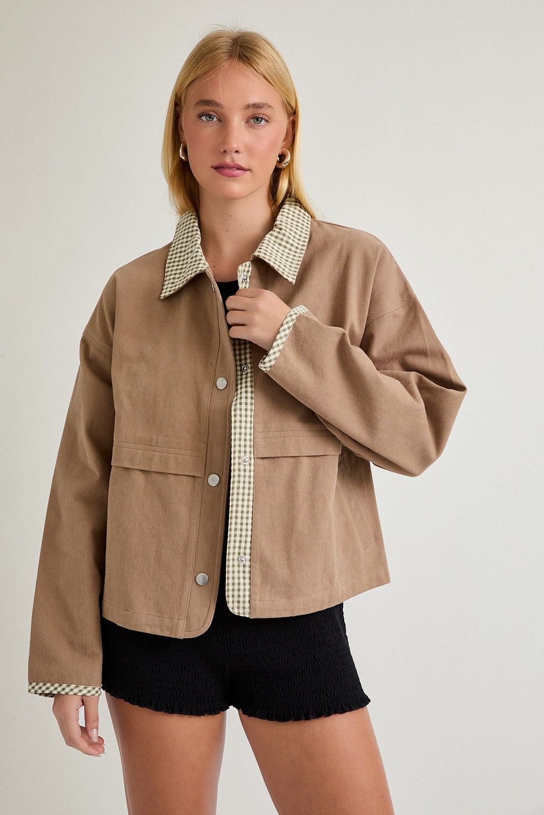 Pop of Gingham Shacket