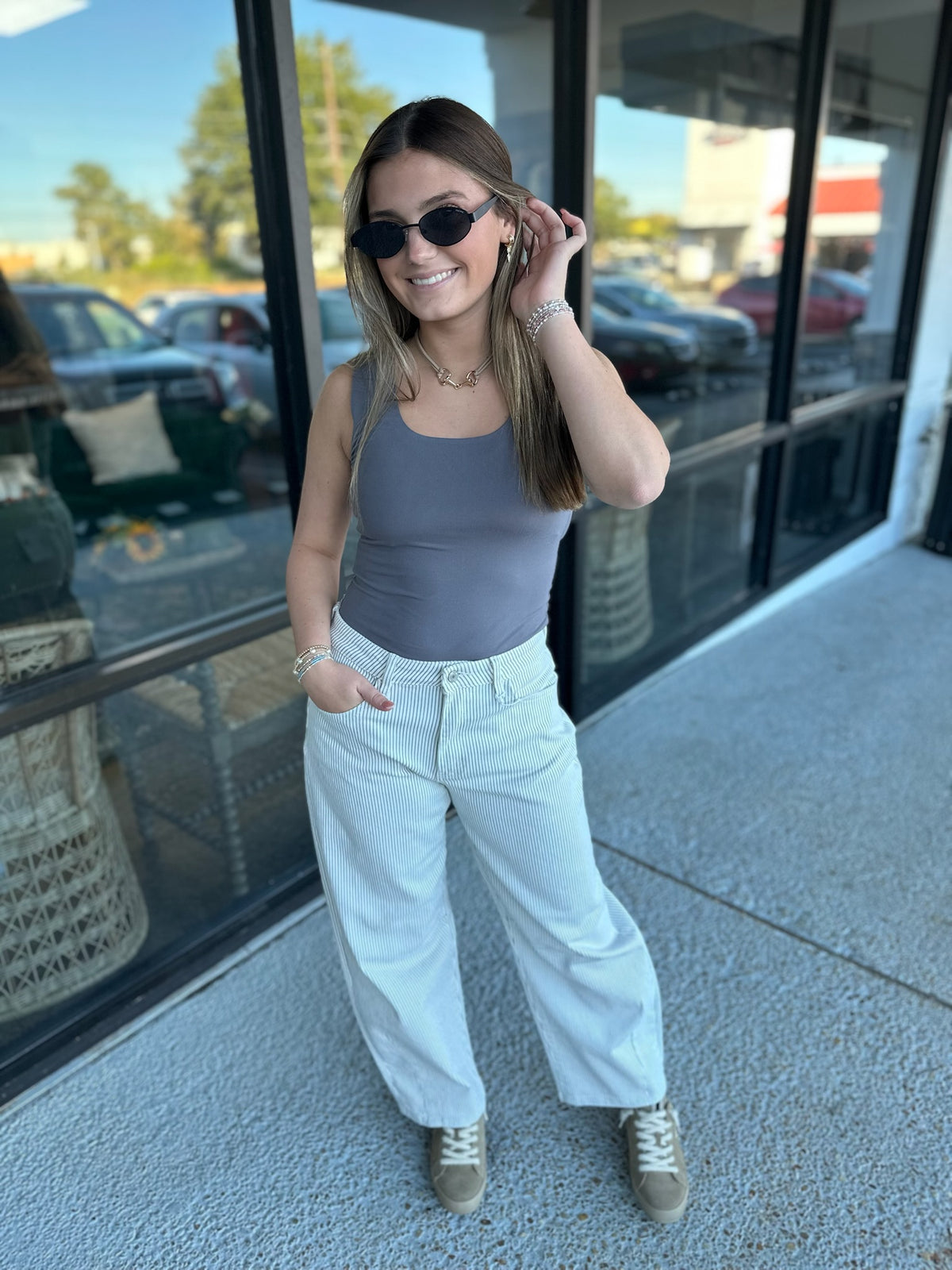Comfy & Cute Top - grey
