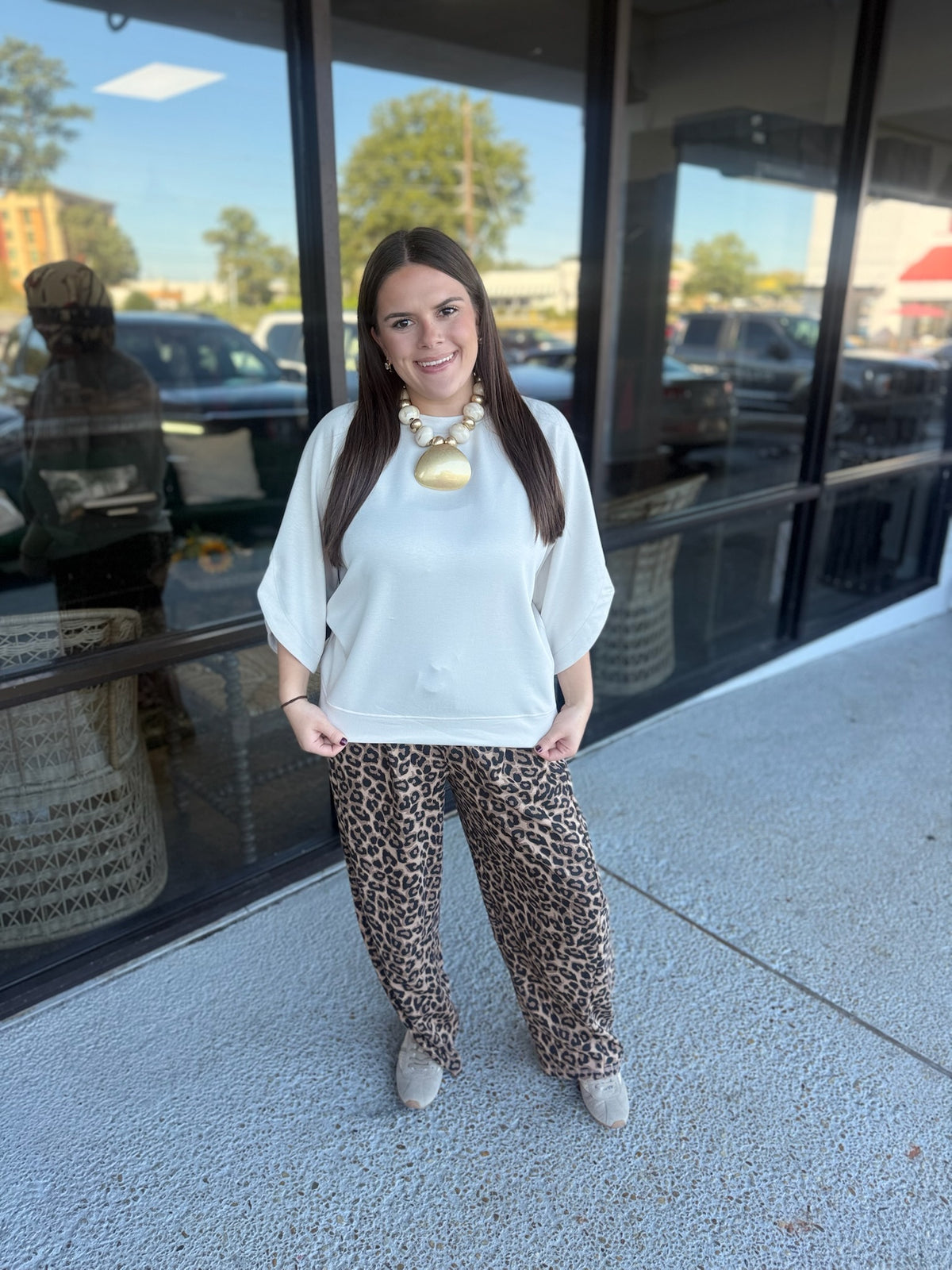 Cozy Little Moments Top - ecru
