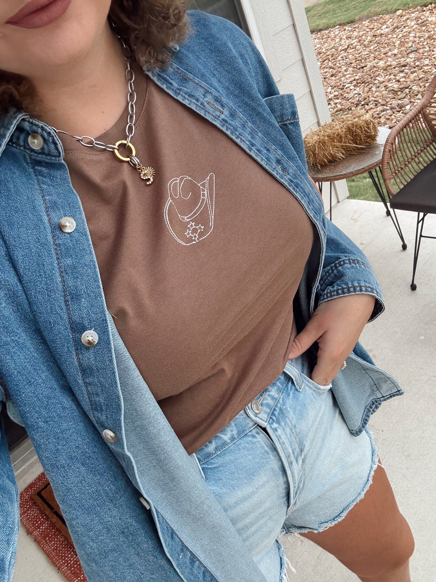 Western Embroidered Top