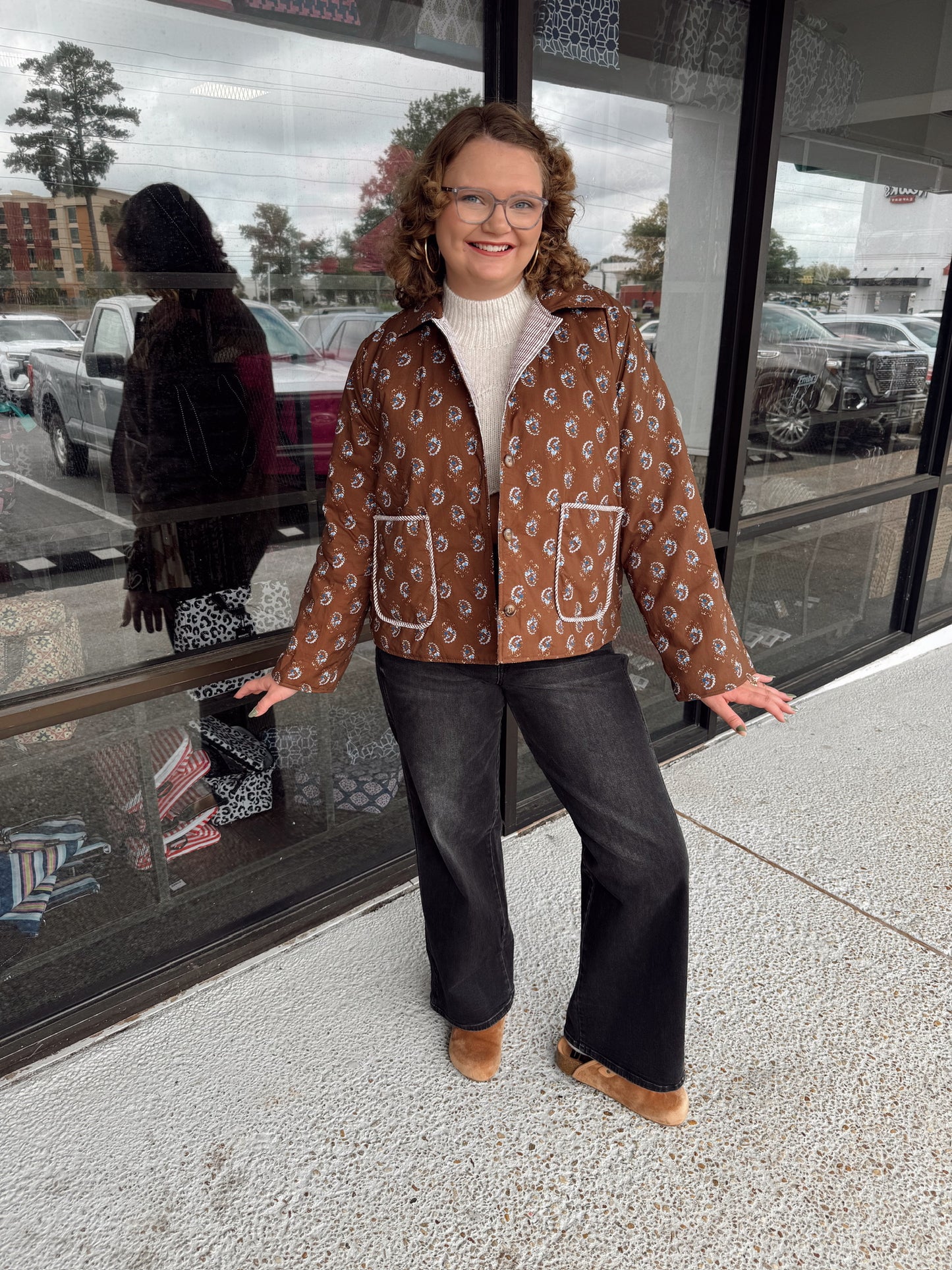 Fall Cutie Jacket-Mocha