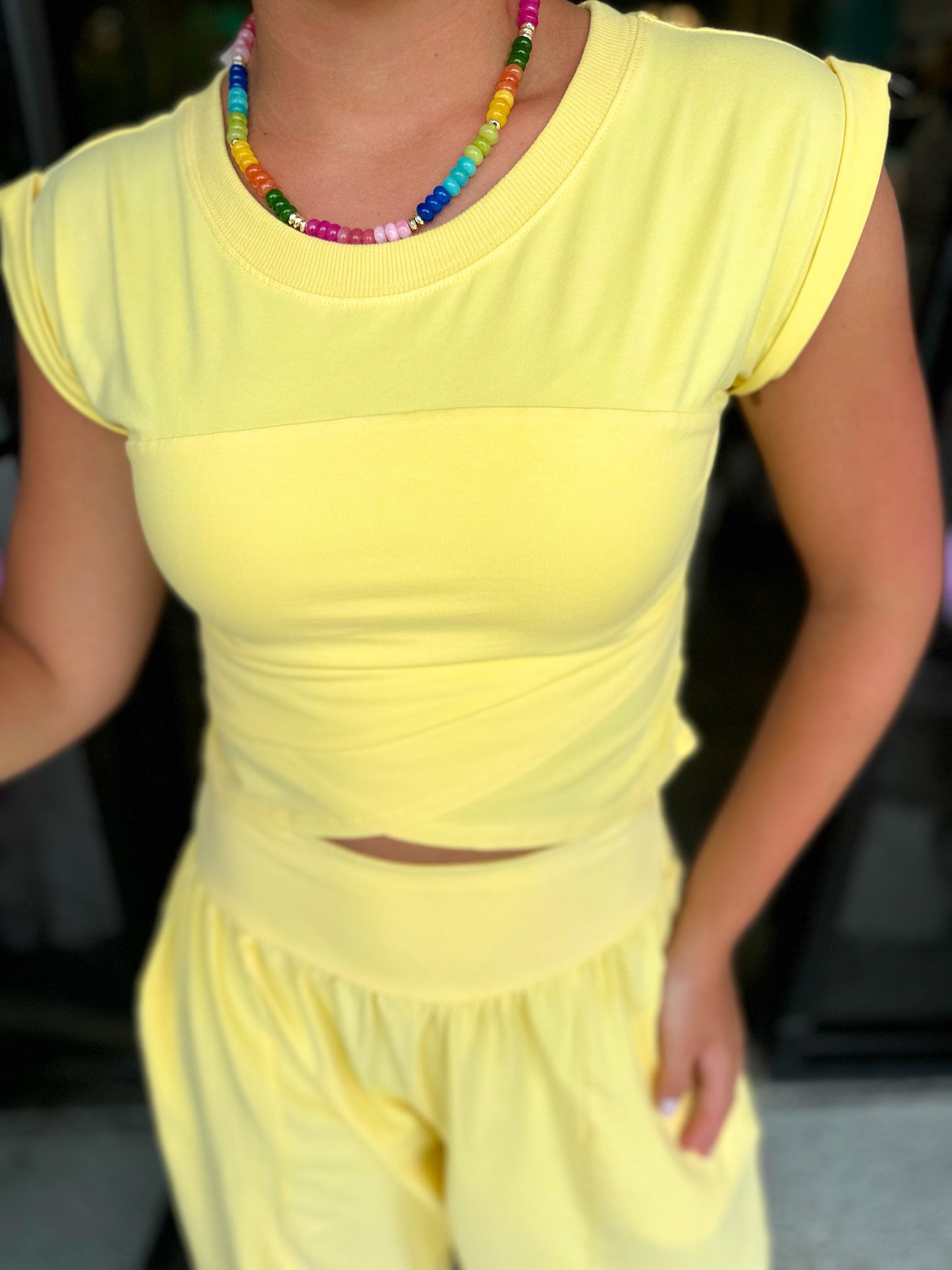 Finish Set - butter yellow