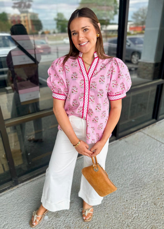 Lindsay Top - pink