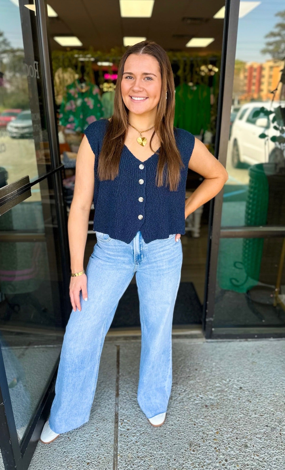 Dorothy Top - Navy