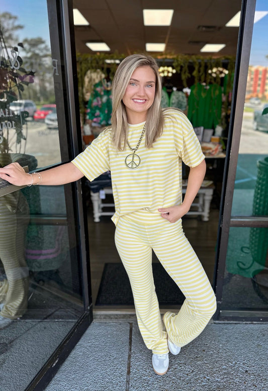 Everitte Stripe Top - butter