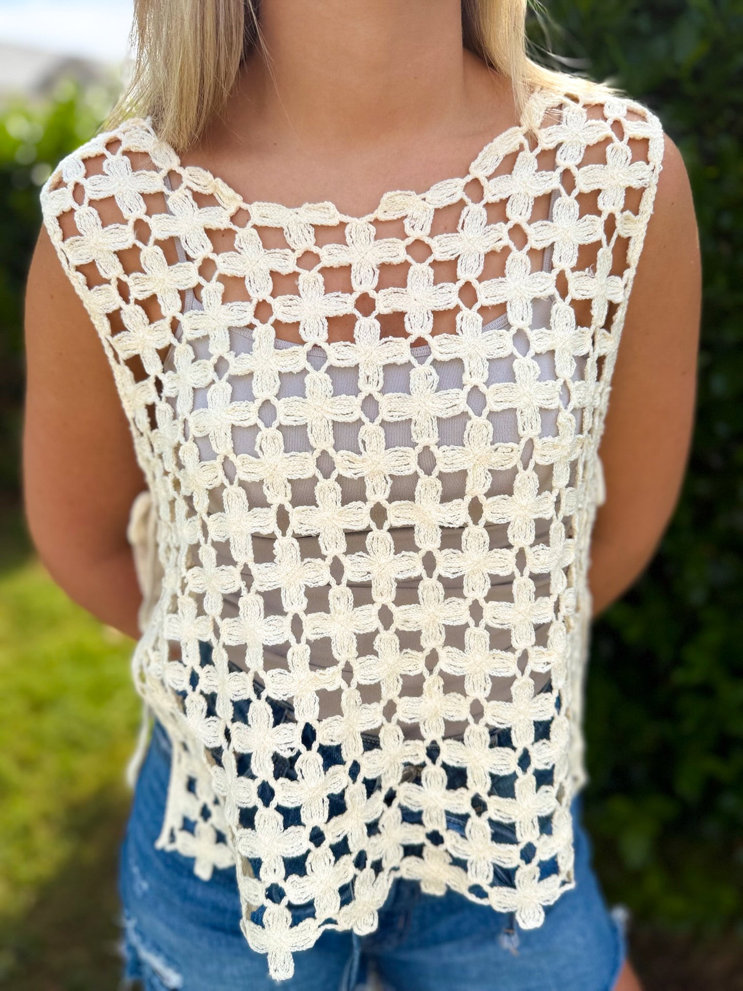 Summer Breeze Top - ecru