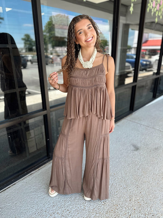 Wilma Set Top - Ice Mocha