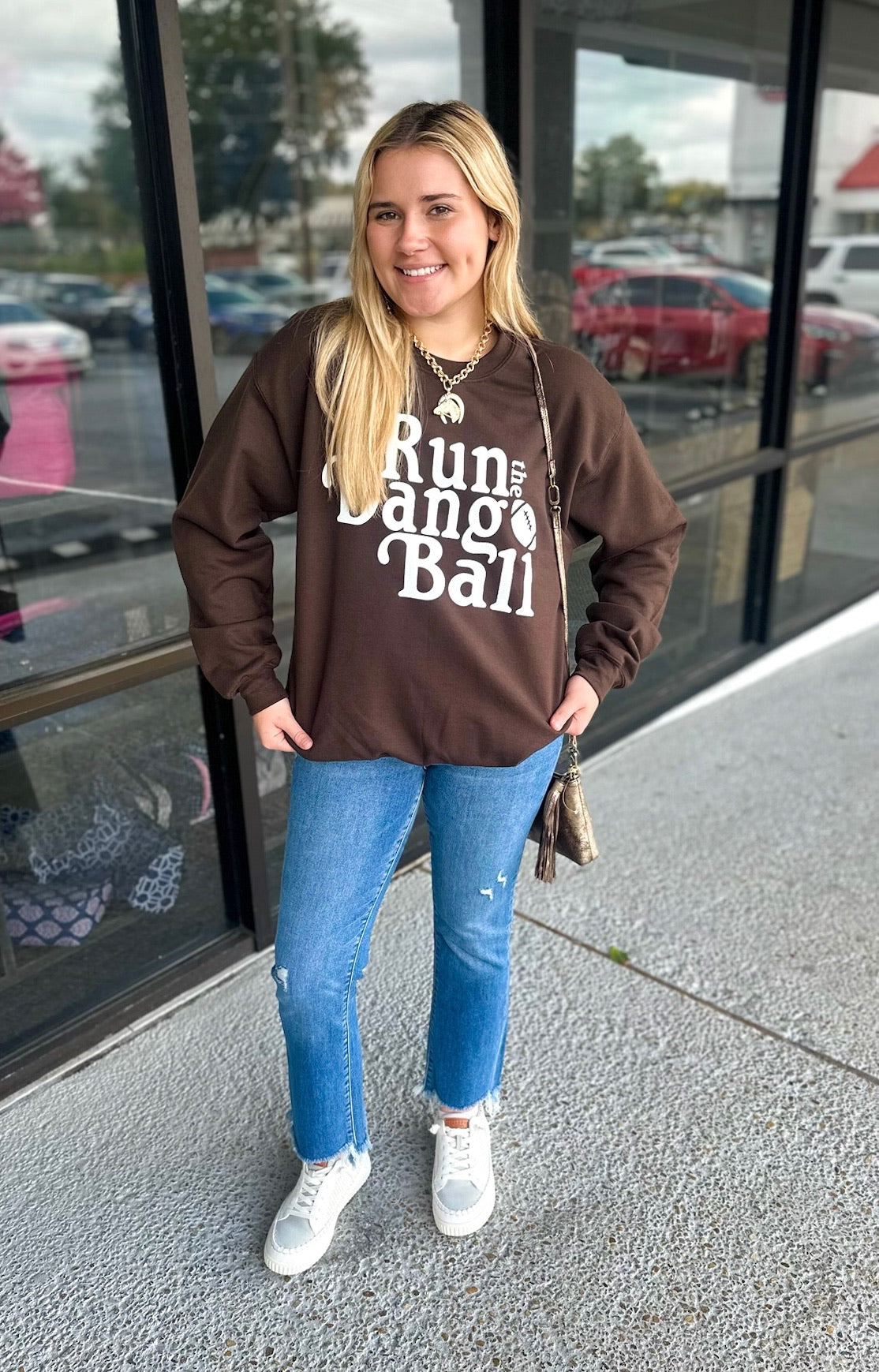 Run The Dang Ball Crewneck