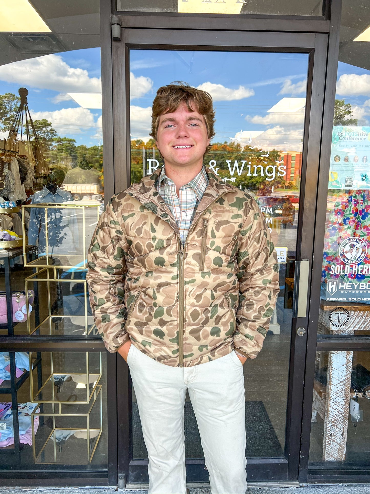 Open Country Jacket- Heybo Traditions Camo Brown