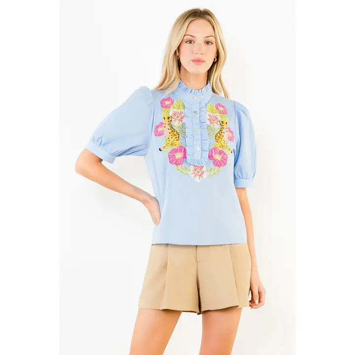 Wild One Top - blue