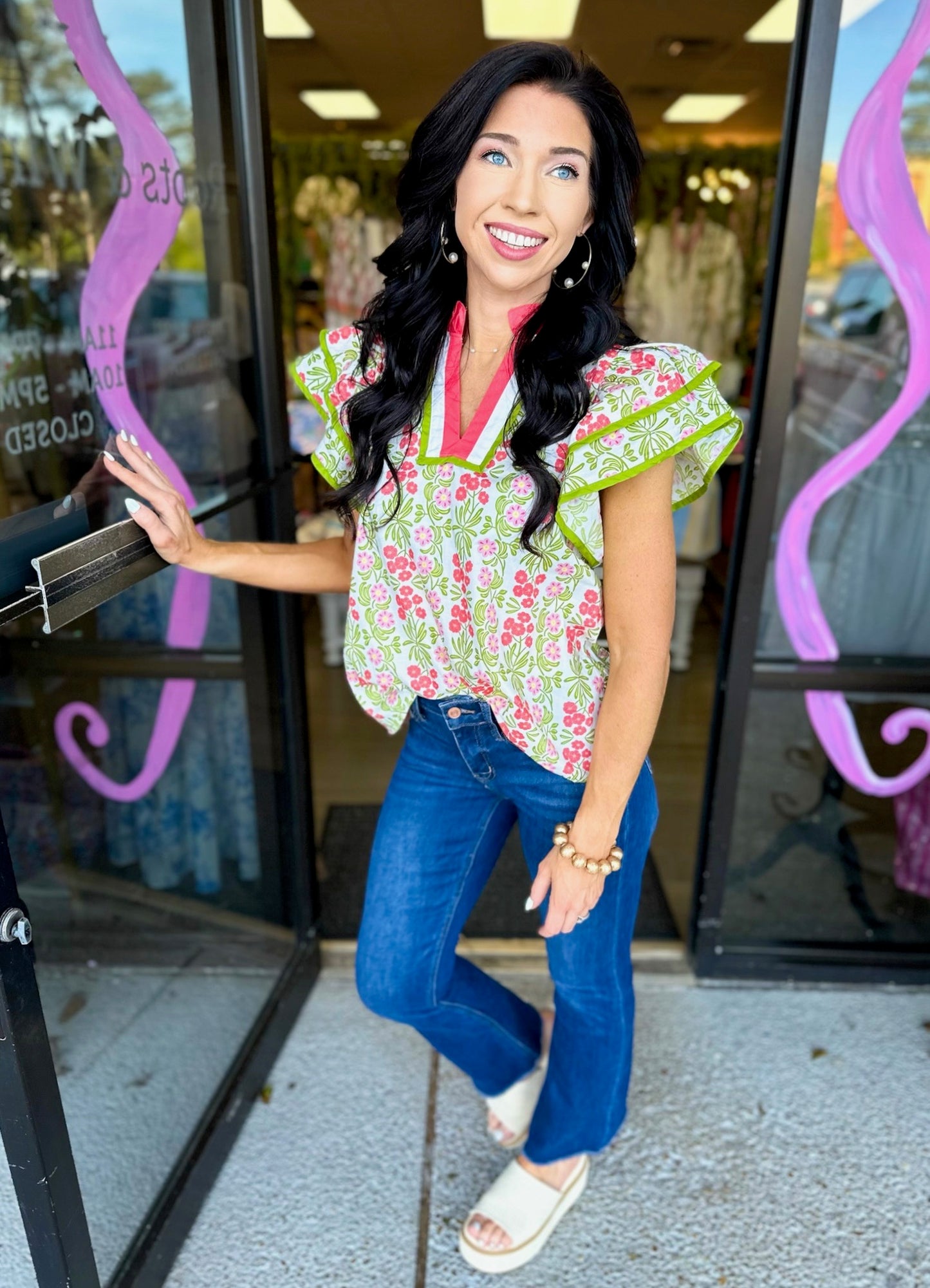 Katherine Top - coral