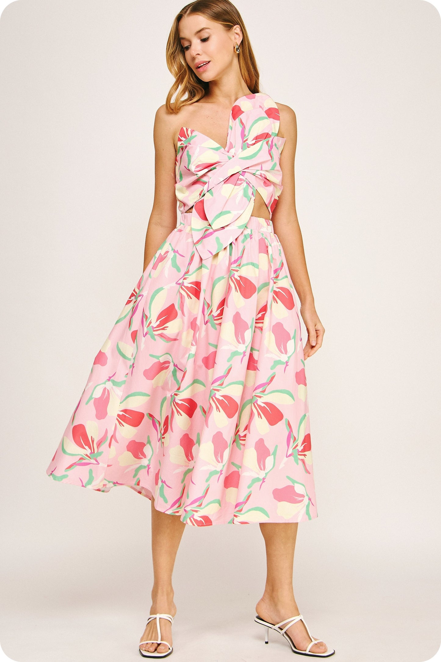 Jillian Midi - pink multi