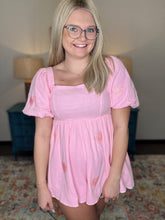 Load image into Gallery viewer, Going Places Romper- Pink Heart
