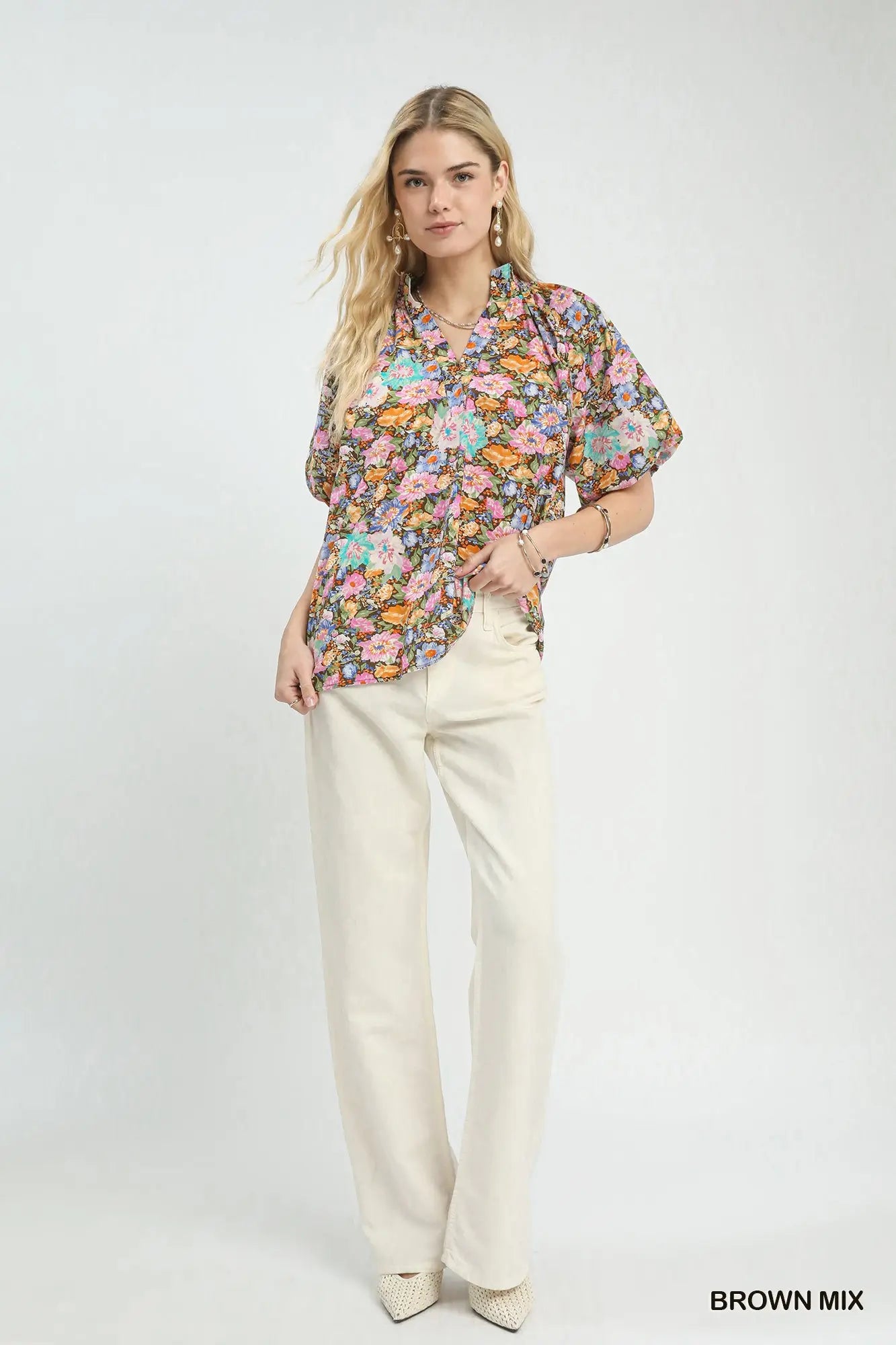 Kennedy Top - Brown Mix