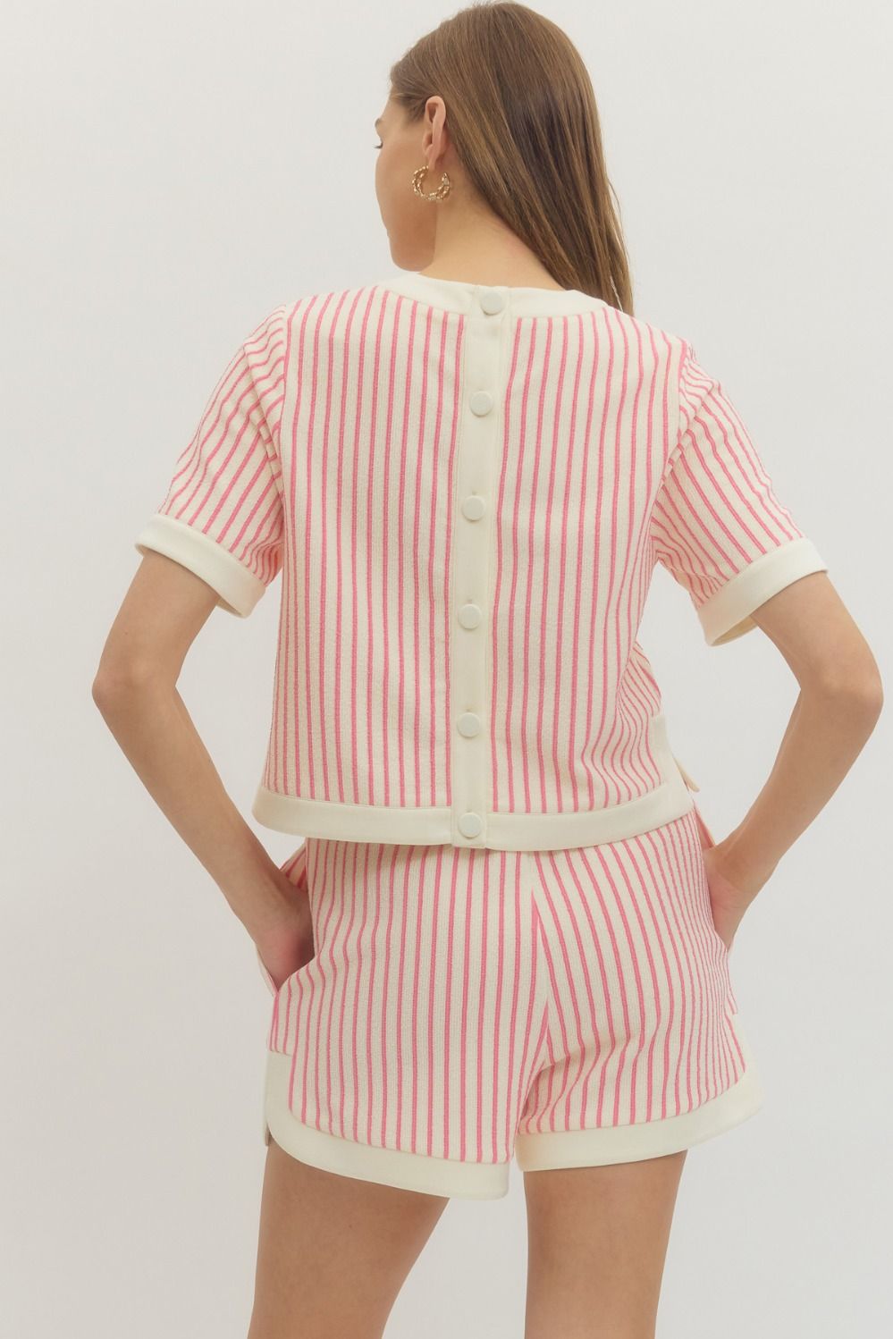 Button Baby Set - Pink