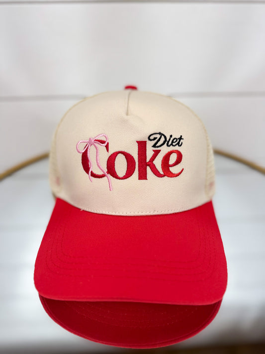 Diet Coke Trucker - red