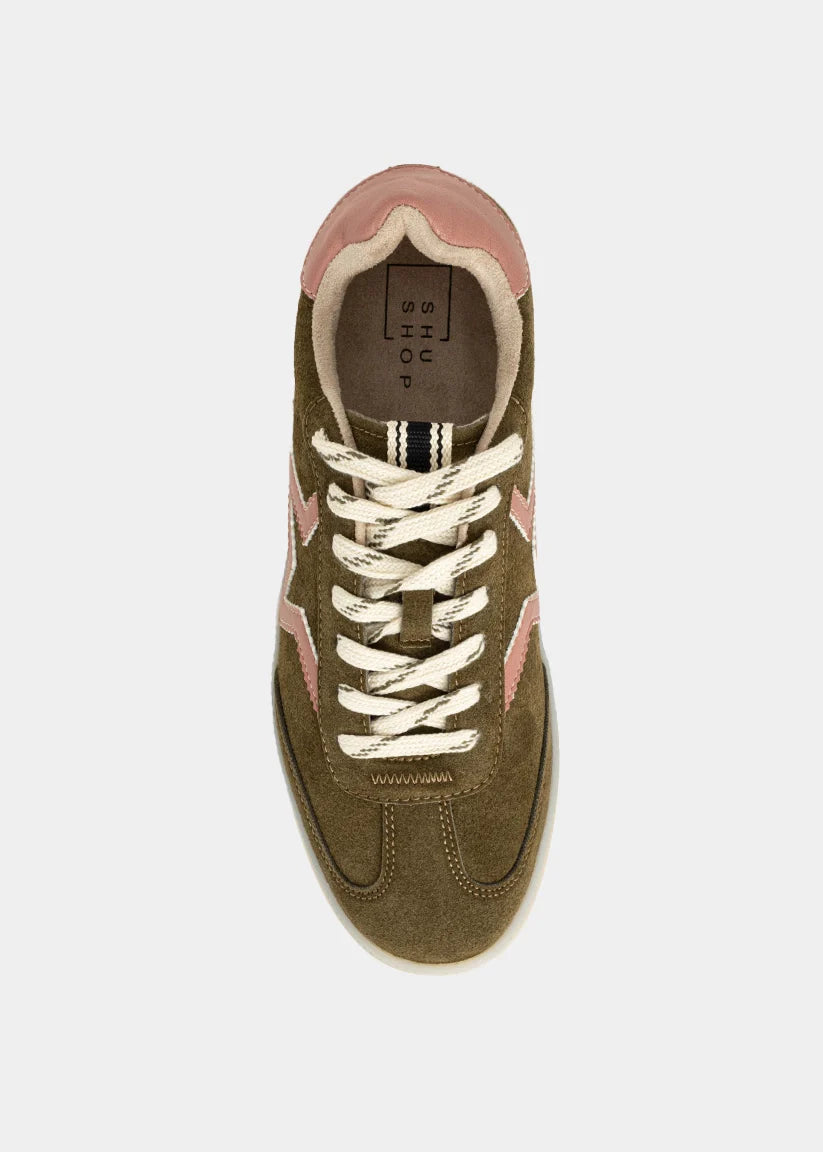 Peaches - Olive Suede