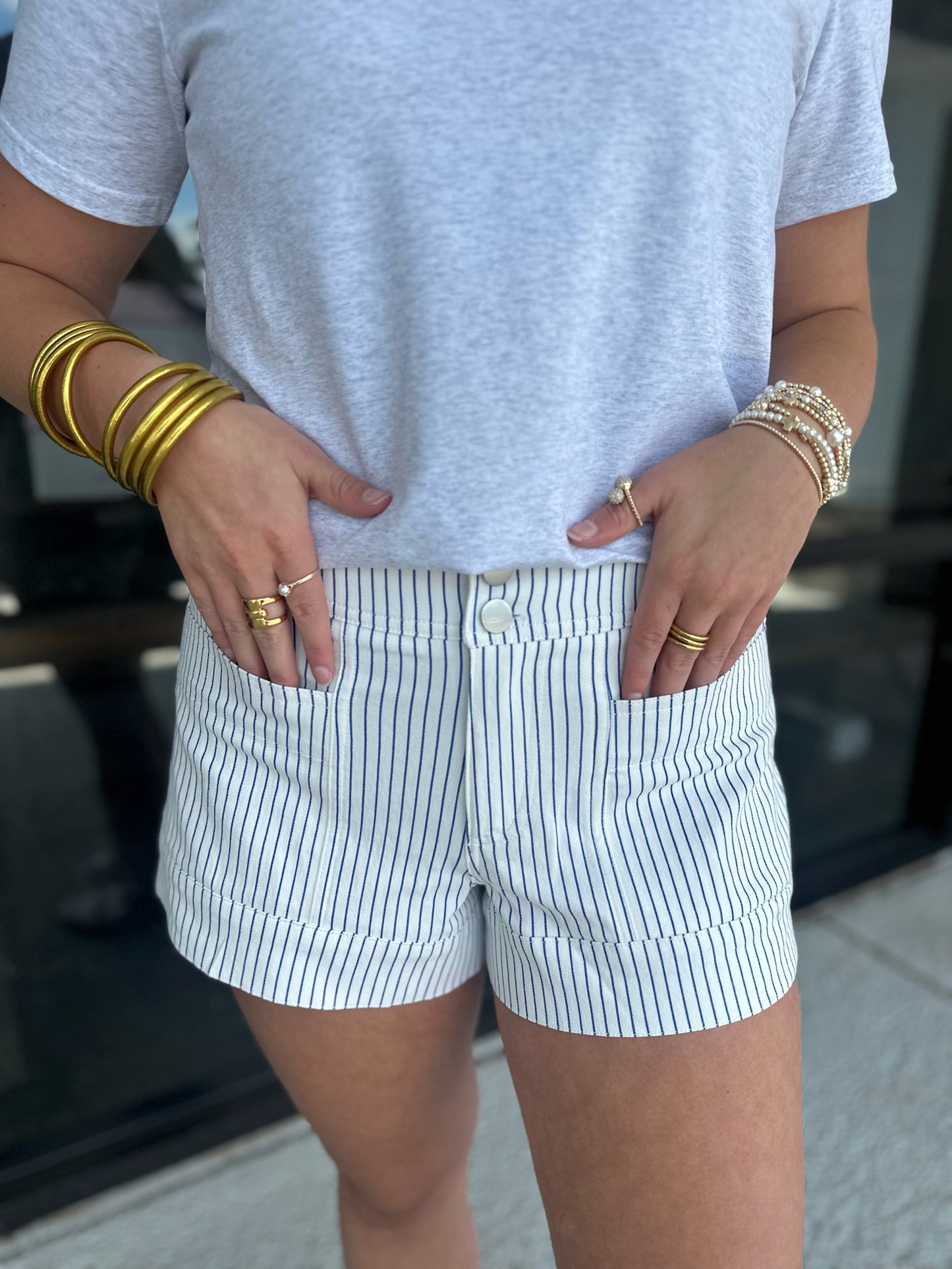 Mid Rise Shorts