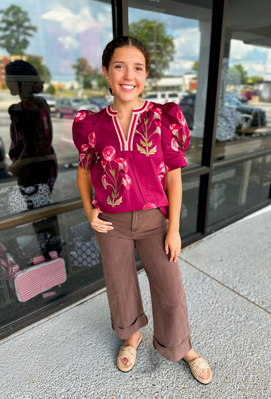 Floral Away Top