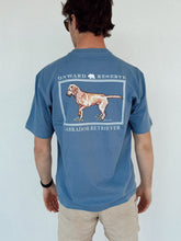 Load image into Gallery viewer, Yellow Lab Tee - Washed Blue
