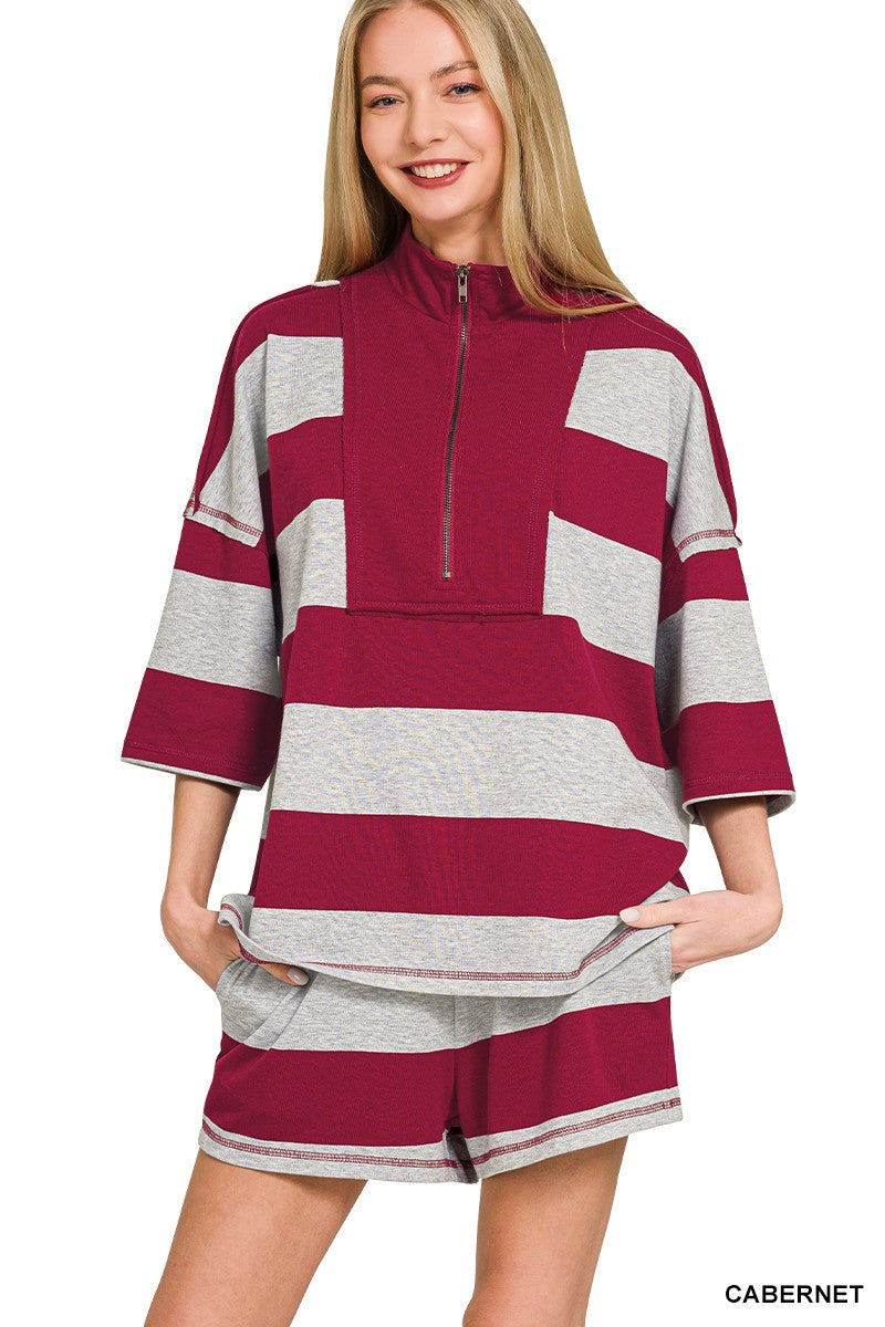 Timmie Short Set - Cabernet