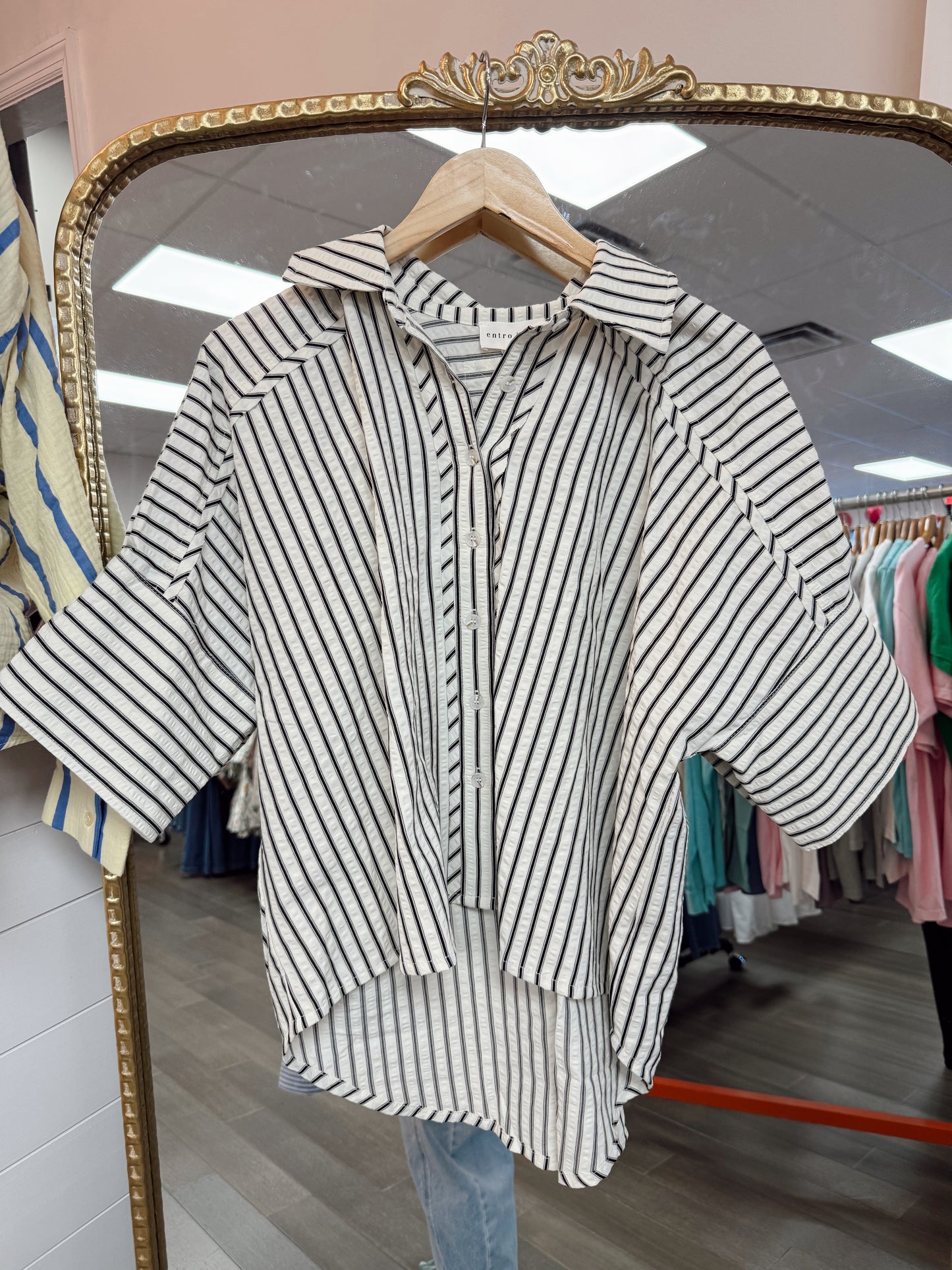 Take the Reigns Top - black