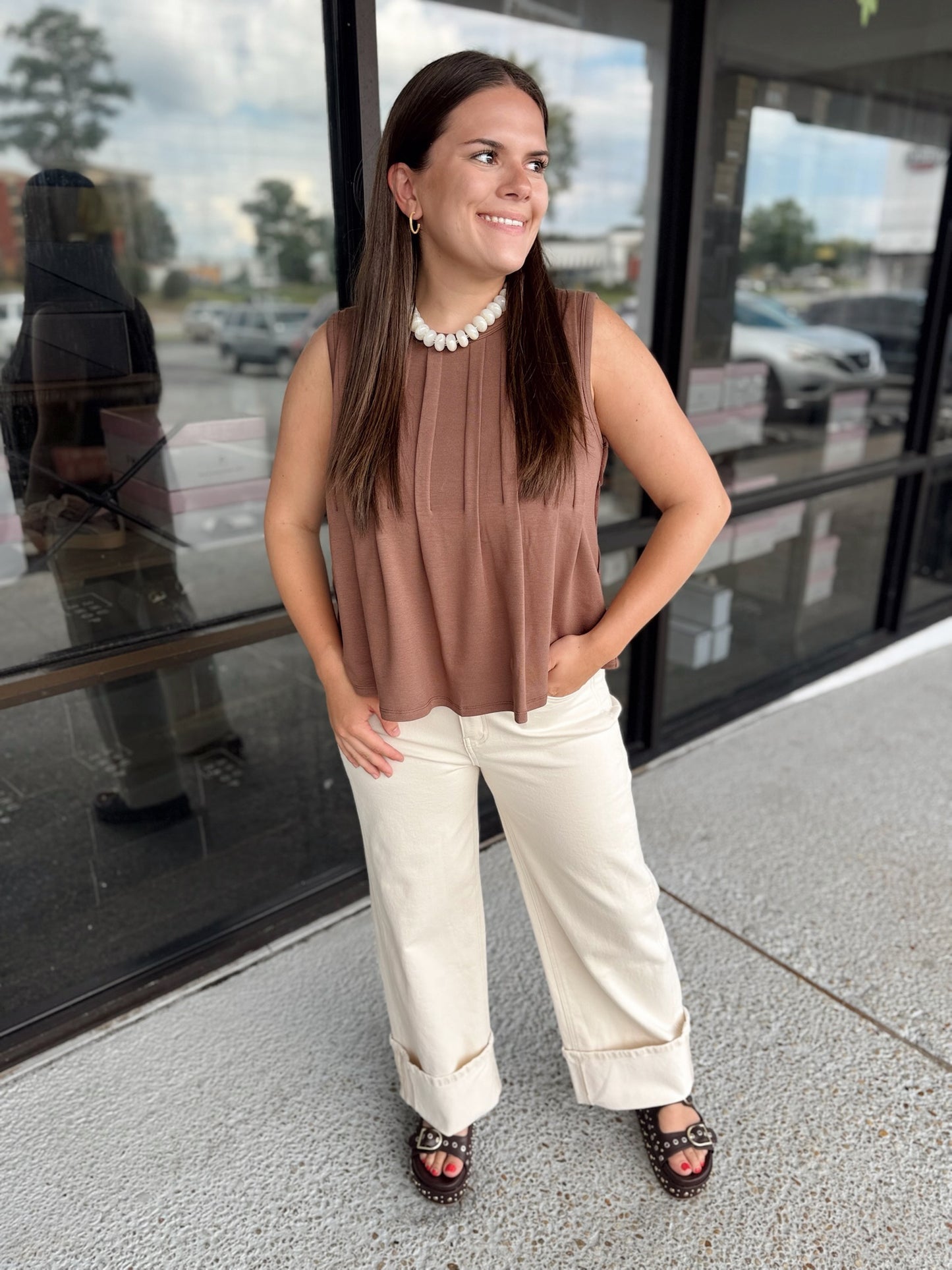 Tatum Top - chocolate
