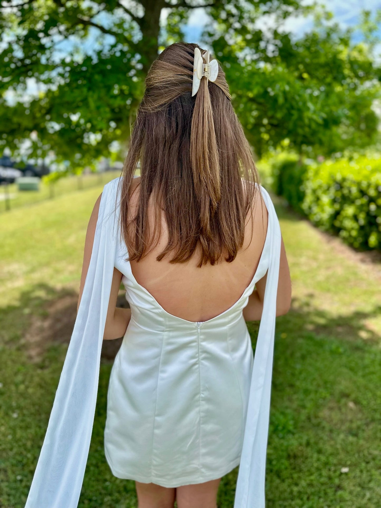 Draped Over Cutie Mini - off white