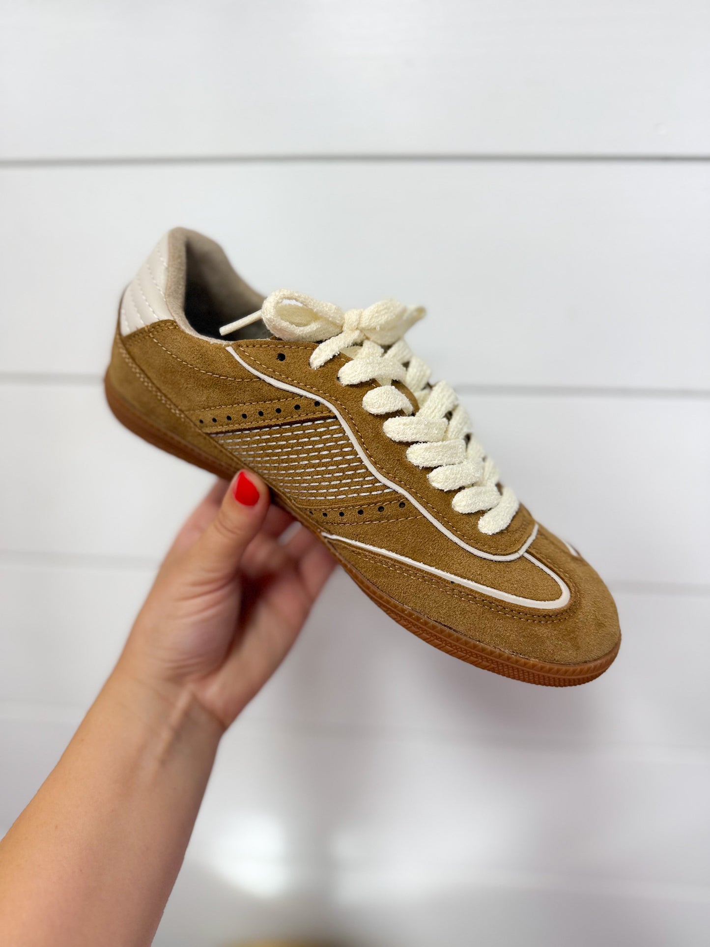 Sophie - Camel Suede
