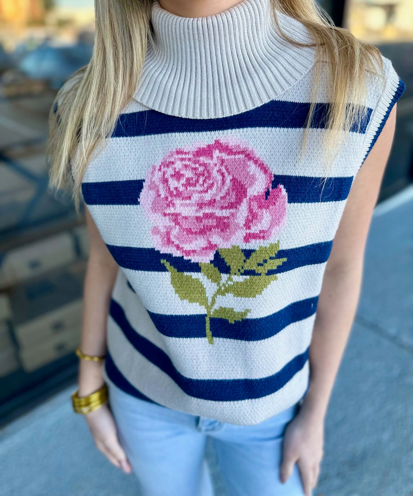 One Flower Sweater