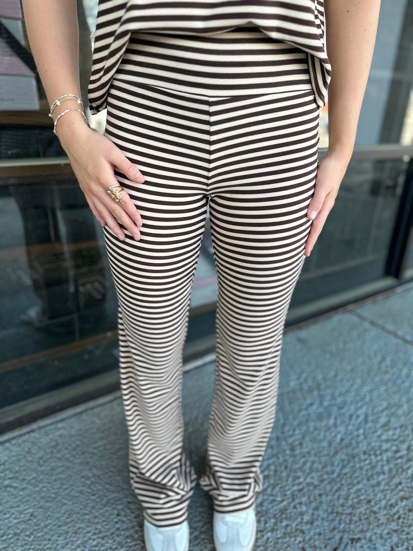 Edith Fleece Pants - chocolate