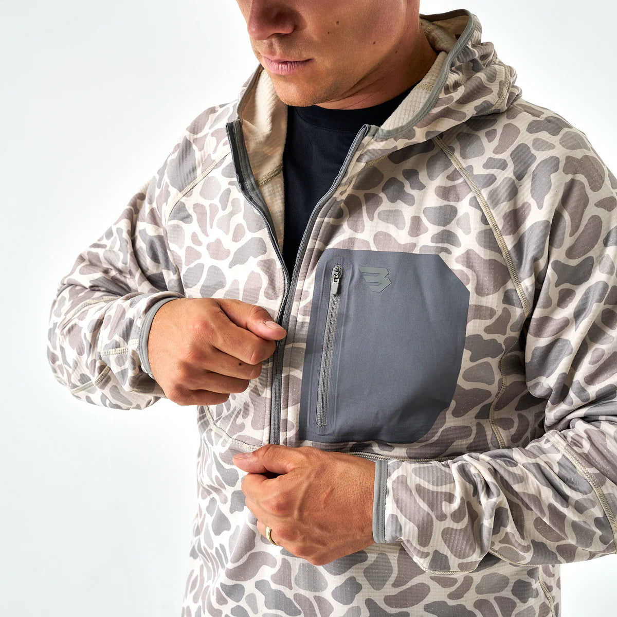 Classic Camo Blaze Tech Quarter Zip